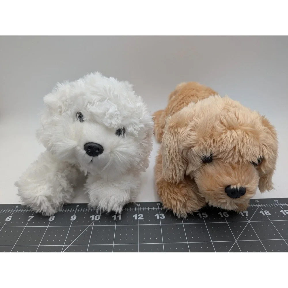 Aurora Golden Retirever Bichon White Dog Plush Puppy 2021 Stuffed Animal Toy‎